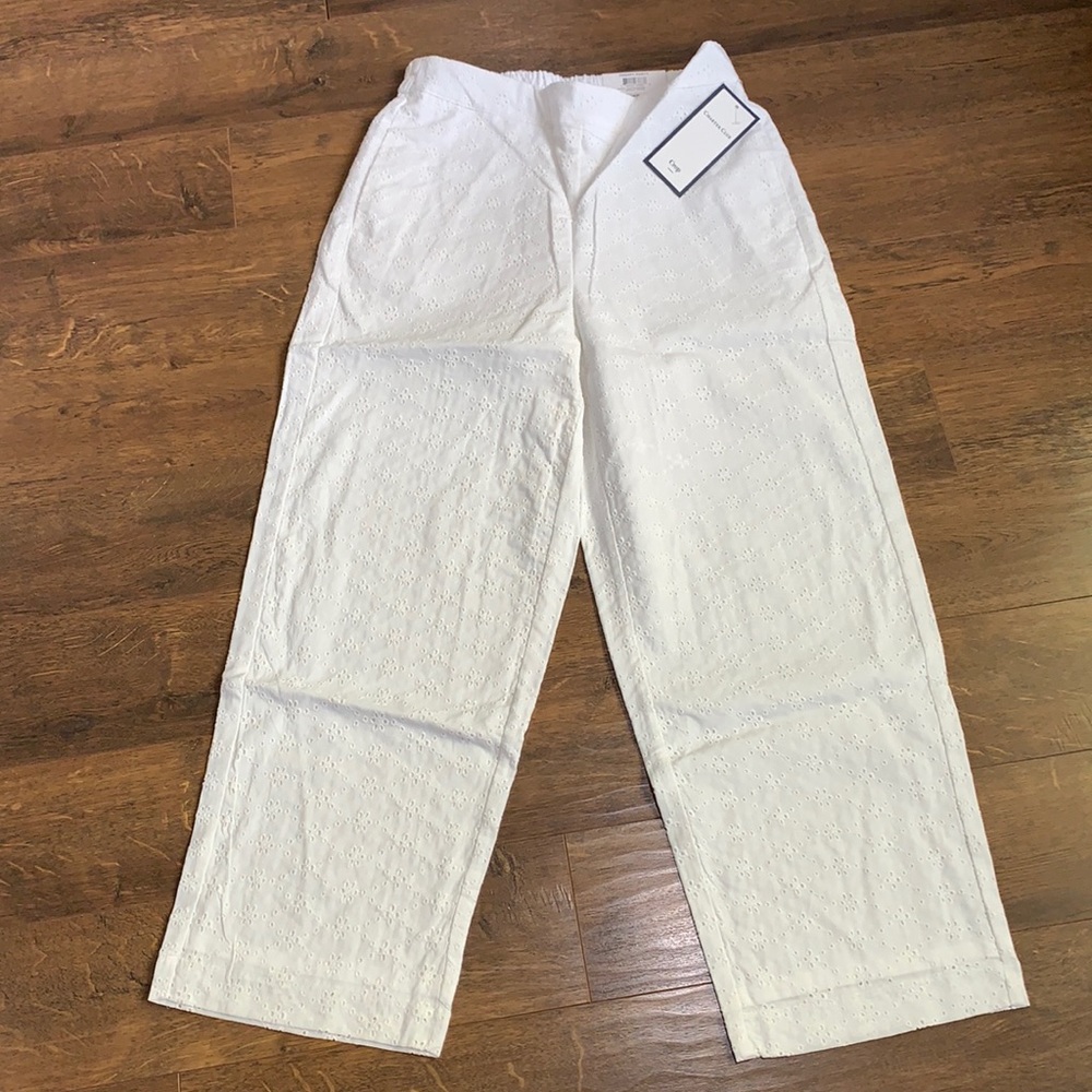 NWT Charter Club Preppy Party Crop Pants